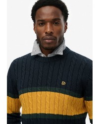 dunkelblauer Strickpullover von Superdry