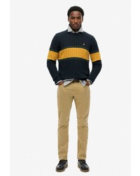 dunkelblauer Strickpullover von Superdry