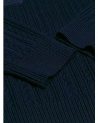 dunkelblauer Strickpullover von Kenzo