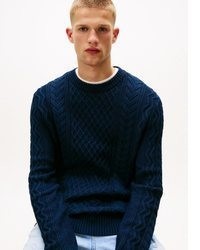 dunkelblauer Strickpullover von Tommy Jeans