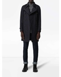 dunkelblauer Trenchcoat von Burberry