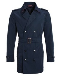 dunkelblauer Trenchcoat von Benetton