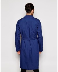 dunkelblauer Trenchcoat von Asos