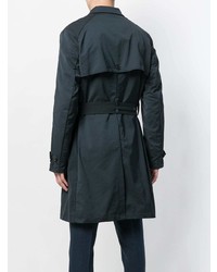 dunkelblauer Trenchcoat von Emporio Armani