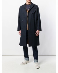 dunkelblauer Trenchcoat von Natural Selection