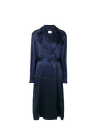 dunkelblauer Trenchcoat von Magda Butrym