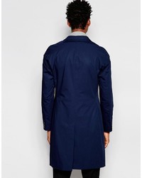 dunkelblauer Trenchcoat