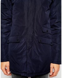 dunkelblauer Trenchcoat von NATIVE YOUTH