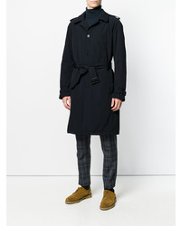 dunkelblauer Trenchcoat von Aspesi