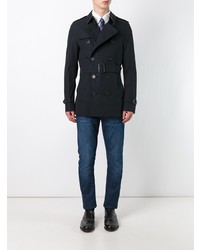 dunkelblauer Trenchcoat von Burberry