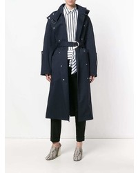 dunkelblauer Trenchcoat von Victoria Victoria Beckham