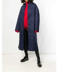 dunkelblauer Trenchcoat von Maison Margiela