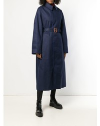 dunkelblauer Trenchcoat von Maison Margiela