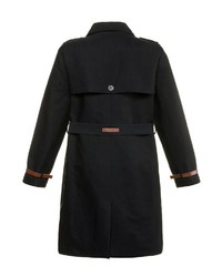 dunkelblauer Trenchcoat von Ulla Popken