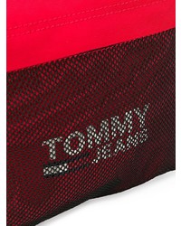 dunkelblauer und roter Segeltuch Rucksack von Tommy Jeans