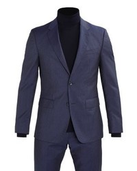 dunkelblauer vertikal gestreifter Anzug von Tommy Hilfiger