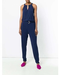 dunkelblauer verzierter Jumpsuit von MICHAEL Michael Kors