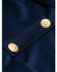 dunkelblauer verzierter Mantel von Dolce & Gabbana