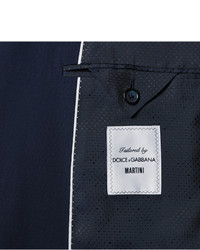 dunkelblauer Wollanzug von Dolce & Gabbana