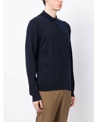 dunkelblauer Wollpolo pullover von Polo Ralph Lauren