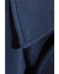 dunkelblauer Wollponcho von Burberry