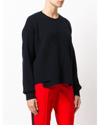 dunkelblauer Wollpullover von Stella McCartney