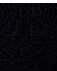 dunkelblauer Wollrollkragenpullover von Falke