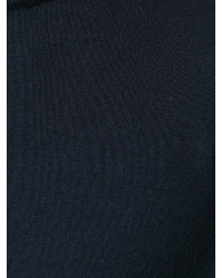 dunkelblauer Wollrollkragenpullover von John Smedley