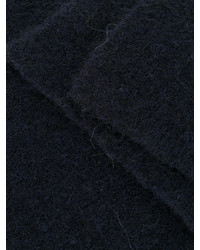 dunkelblauer Wollschal von Roberto Collina