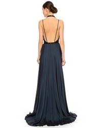 dunkelblaues Ballkleid von Jason Wu