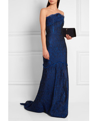 dunkelblaues Ballkleid von Roland Mouret