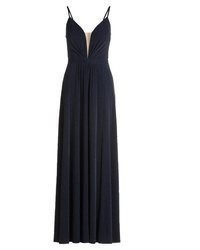 dunkelblaues Ballkleid von Vera Mont