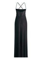 dunkelblaues Ballkleid von Vera Mont