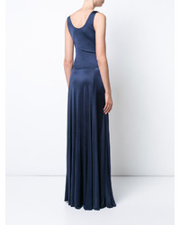 dunkelblaues Ballkleid von Zac Posen