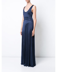 dunkelblaues Ballkleid von Zac Posen