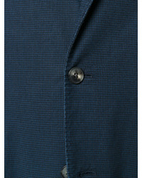 dunkelblaues Baumwollsakko mit Hahnentritt-Muster von Boglioli