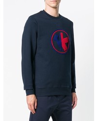 dunkelblaues bedrucktes Sweatshirt von Rossignol