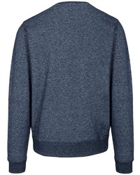 dunkelblaues bedrucktes Sweatshirt von BASEFIELD