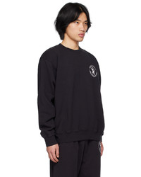 dunkelblaues bedrucktes Sweatshirt von Sporty & Rich