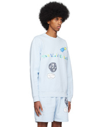 dunkelblaues bedrucktes Sweatshirt von Kids Worldwide