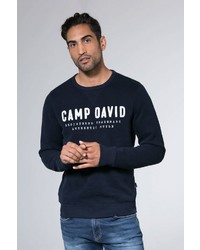 dunkelblaues bedrucktes Sweatshirt von Camp David