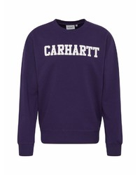 dunkelblaues bedrucktes Sweatshirt von Carhartt WIP