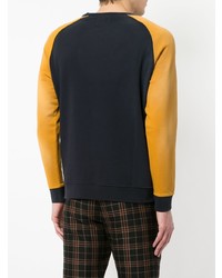 dunkelblaues bedrucktes Sweatshirt von Kent & Curwen