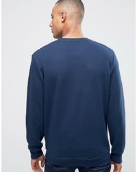 dunkelblaues bedrucktes Sweatshirt von Esprit