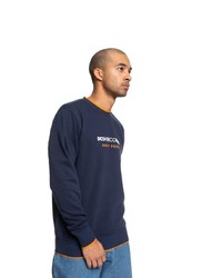 dunkelblaues bedrucktes Sweatshirt von DC Shoes