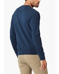 dunkelblaues bedrucktes Sweatshirt von Dockers
