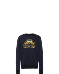 dunkelblaues bedrucktes Sweatshirt von Element