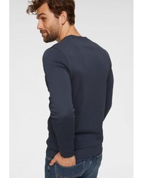 dunkelblaues bedrucktes Sweatshirt von Joop Jeans