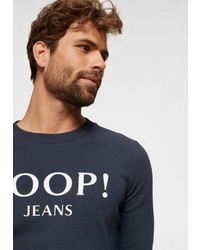 dunkelblaues bedrucktes Sweatshirt von Joop Jeans