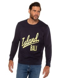 dunkelblaues bedrucktes Sweatshirt von JP1880